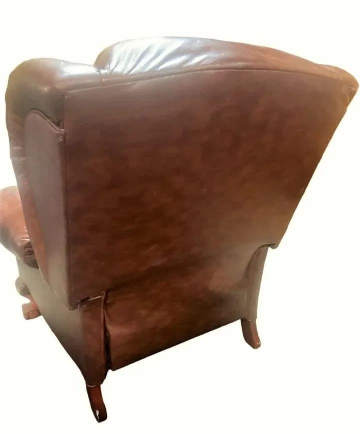 Late 20th Century Vintage Lane Furniture Leather Recliner - Thumbnail 5