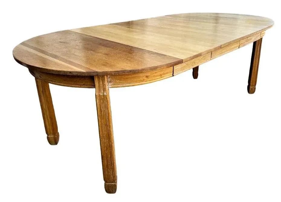 A. Brandt Ranch Oak Fort Worth 84” Oval Dining Table - Rare Vintage Find From Mid 20th Century - Thumbnail 7