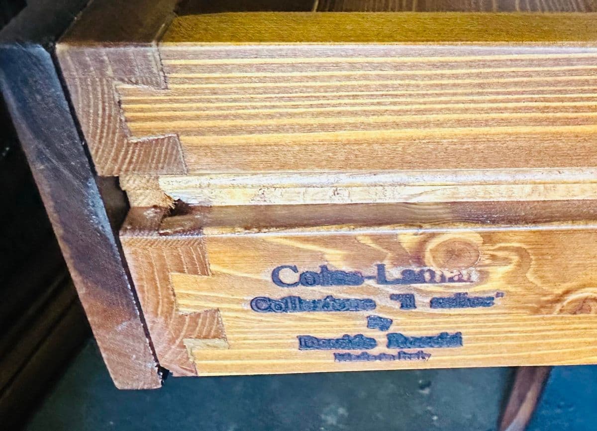 Davide Rocchi 85" W X 79" H Four Door Cherry Wood Breakfront Made in Florence - Thumbnail 8