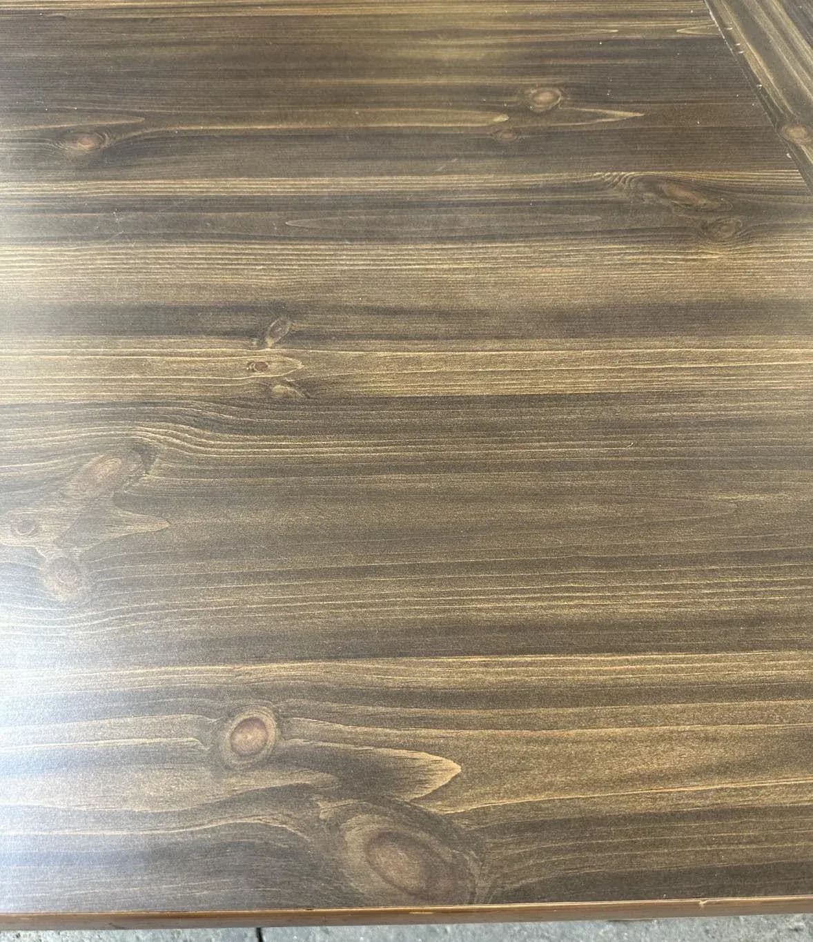 Trestle Tavern Pine Dining Table - Vintage 1980s - Thumbnail 4