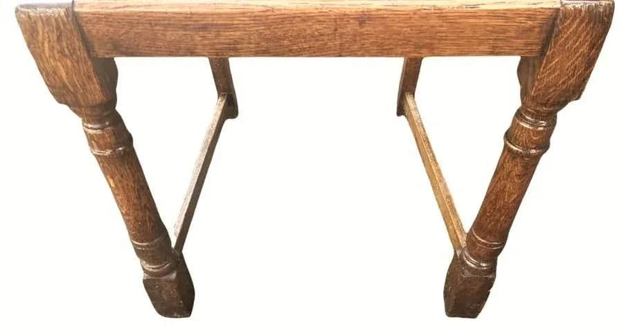 Scottish Arts & Crafts Quarter Sawn Oak Dining Chairs by F. H. Marshall - Set of 4 - Early 20th Century - Thumbnail 7