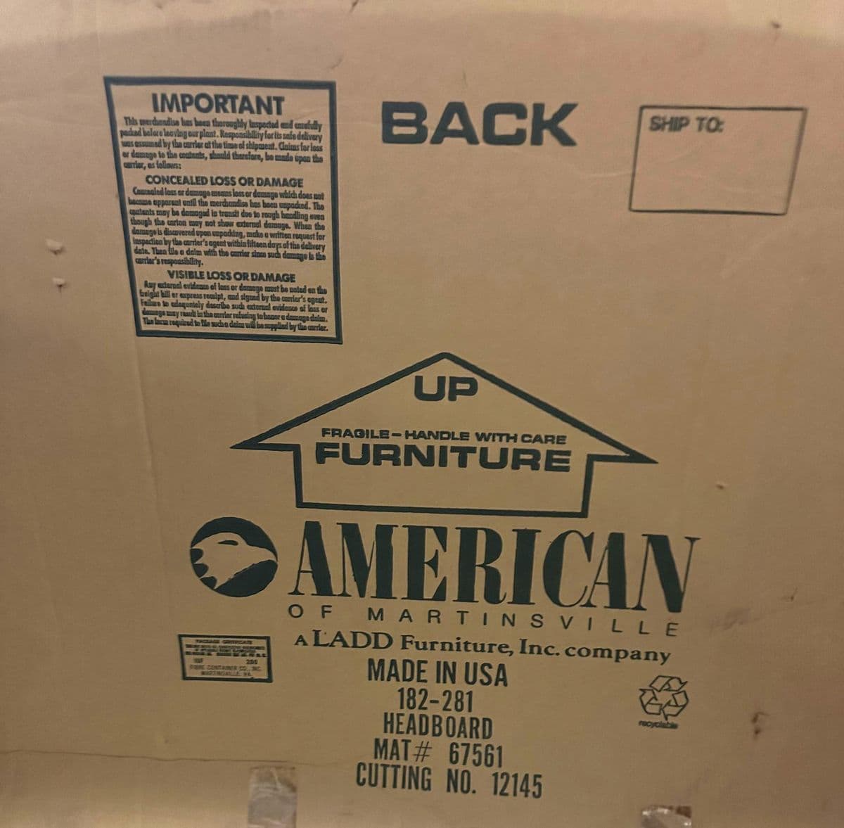 American of Martinsville King Size Banded Cherry Wood Headboard From Ritz-Carlton - Thumbnail 5