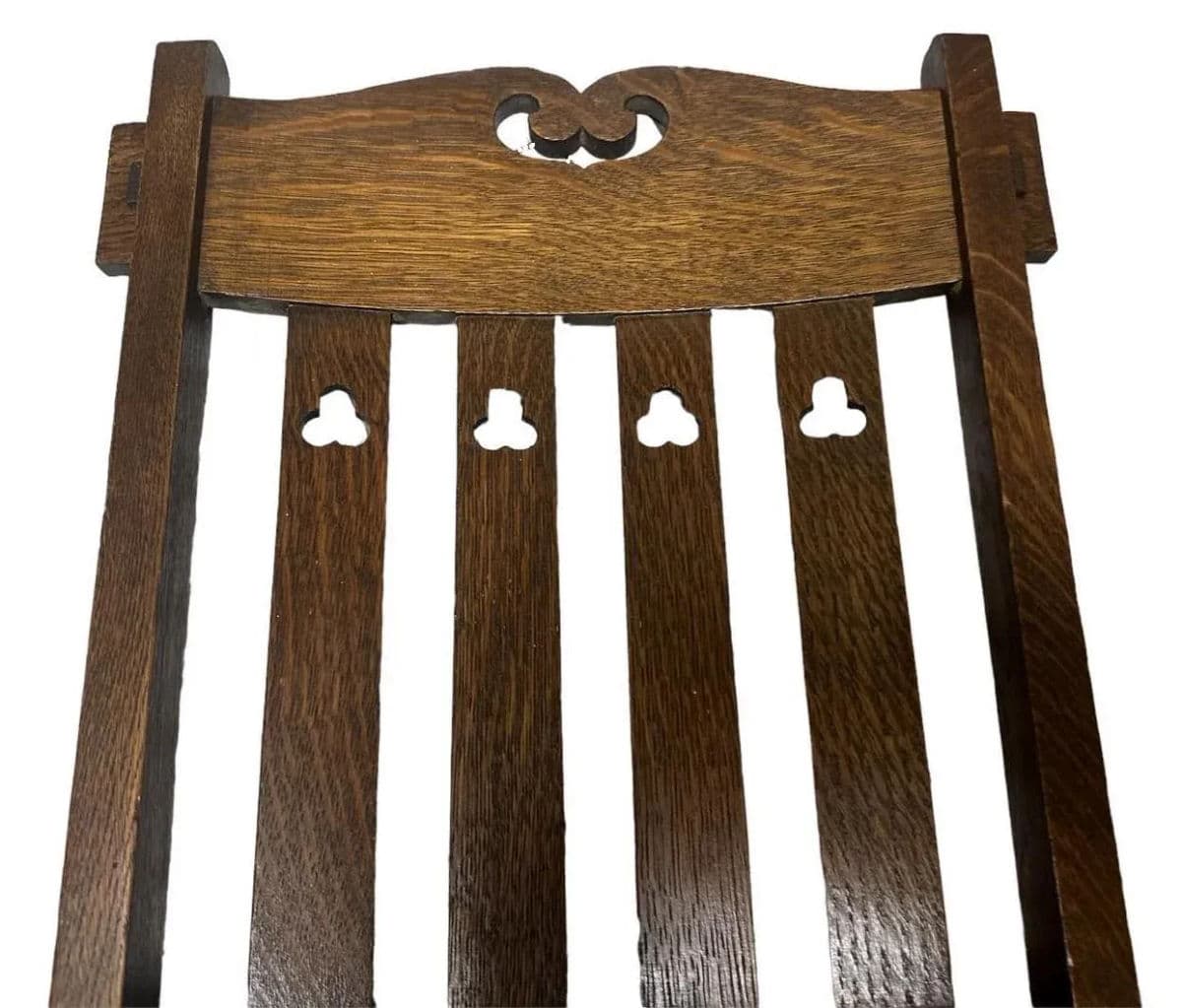 Wyburd and Liberty Attributed Antique Edwardian English Oak Chairs - a Pair - Thumbnail 6