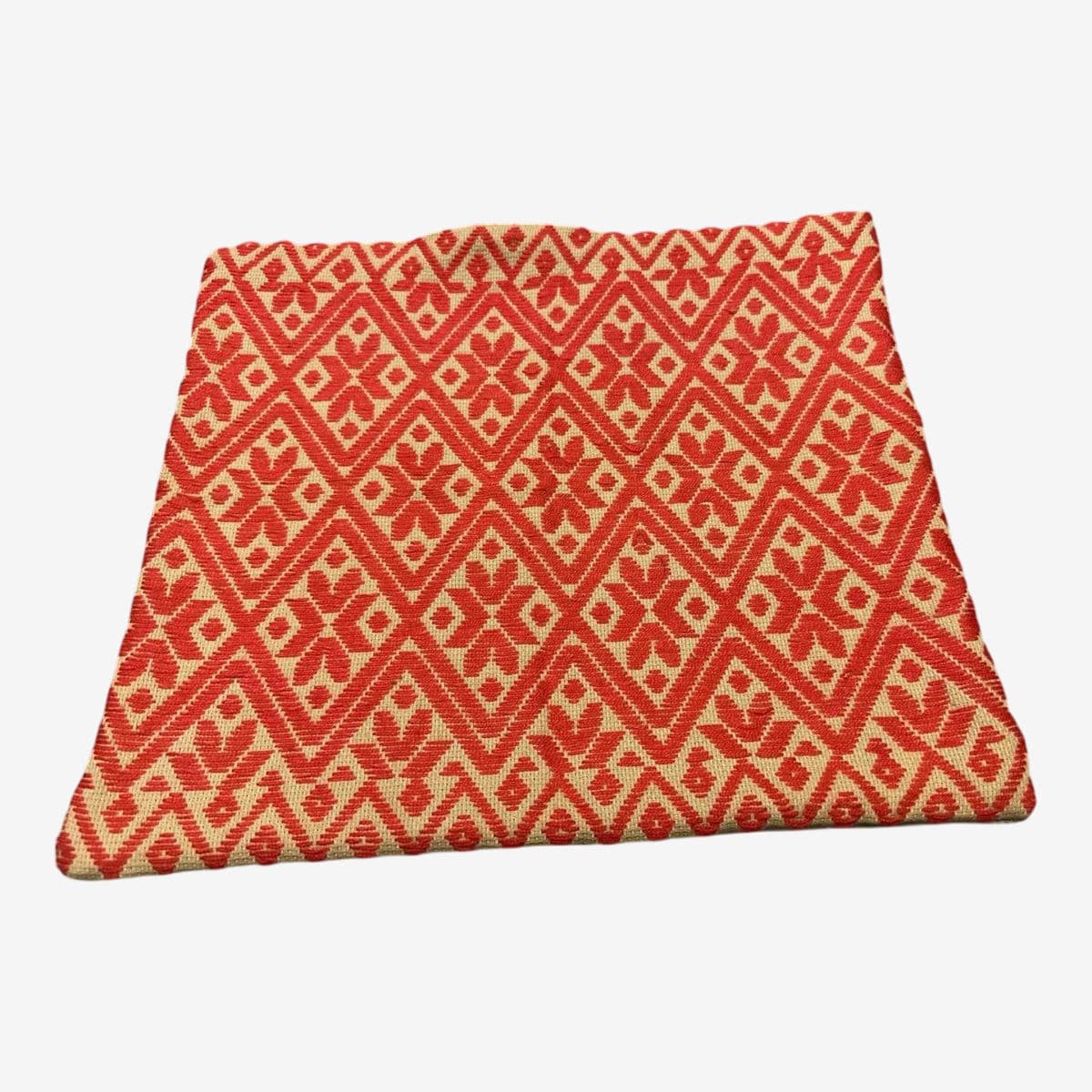 Hand Embroidered Indigenous Craft Pillow Cover From Guerrero, Mexico - Image 1