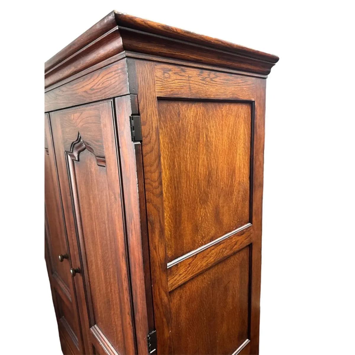 Romweber Vintage Oak Armoire - Late 20th Century - Thumbnail 7