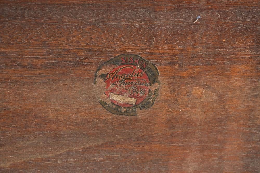 1920s Made in Los Angeles by Angelus Furniture Solid Oak Convertible Console or Library Table - Thumbnail 5