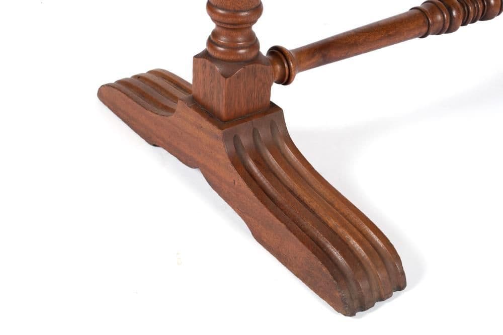 1920s Made in Los Angeles by Angelus Furniture Solid Oak Convertible Console or Library Table - Thumbnail 8