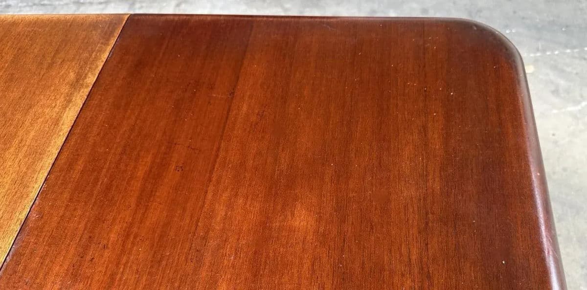 Antique English Style Mahogany Gate Leg Table - Made in Cambridge, Massachusetts Early 20th Century - Thumbnail 9