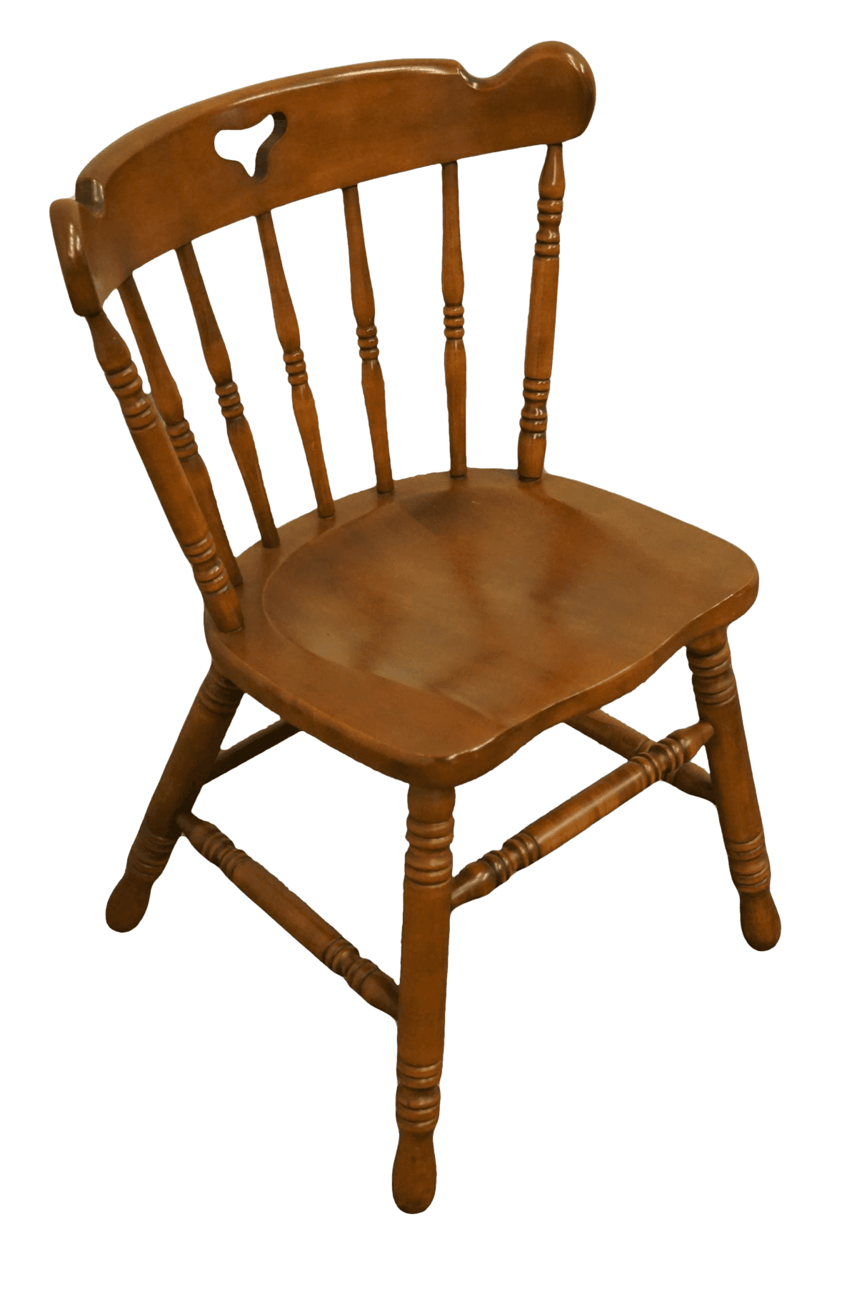Swiss-American Tell City Pub Chairs in Hard Rock Maple - Set of 6 - Two Sets Available - Thumbnail 4