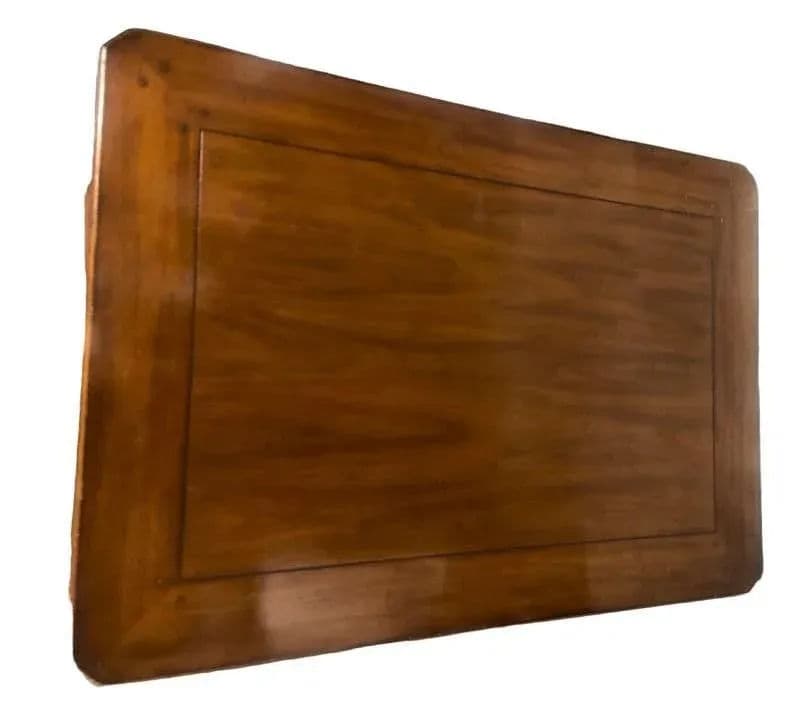 Late 20th Century Large French Provincial Carved Cherry Wood Cocktail or Coffee Table - Attributed to Karges - Thumbnail 6