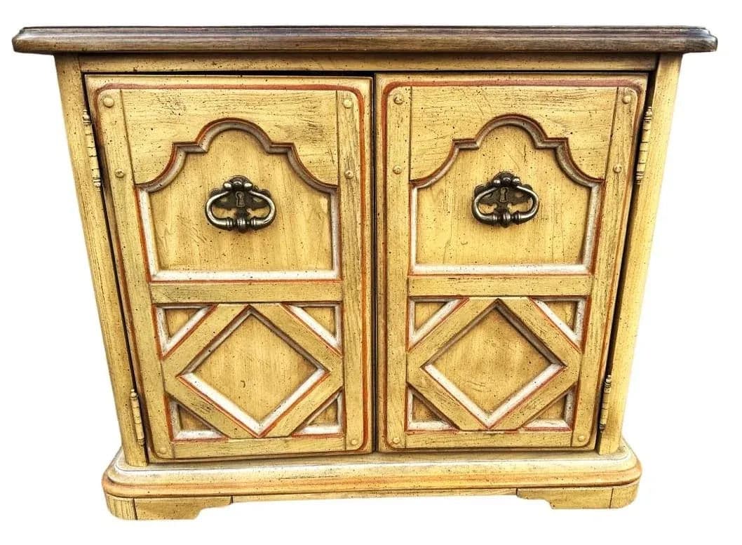 Stanley Furniture Iconic 1960s Olé! Collection Spanish Revival Nightstands or Side Tables - a Pair - Thumbnail 4