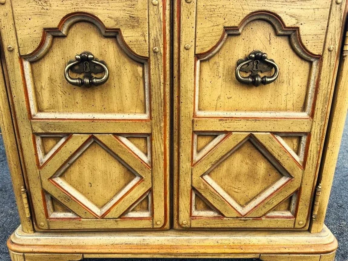 Stanley Furniture Iconic 1960s Olé! Collection Spanish Revival Nightstands or Side Tables - a Pair - Thumbnail 5