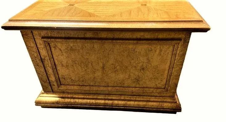 Late 20th Century Hollywood Regency Giltwood and Oak Parquet 30" X 30" Side Tables - a Pair - Thumbnail 8