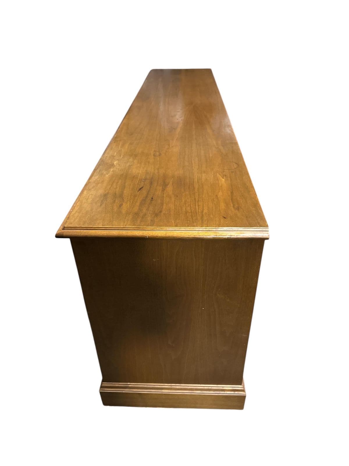 Very Large 90" Solid Walnut Executive Credenza - Vintage Late 20th Century - Thumbnail 3