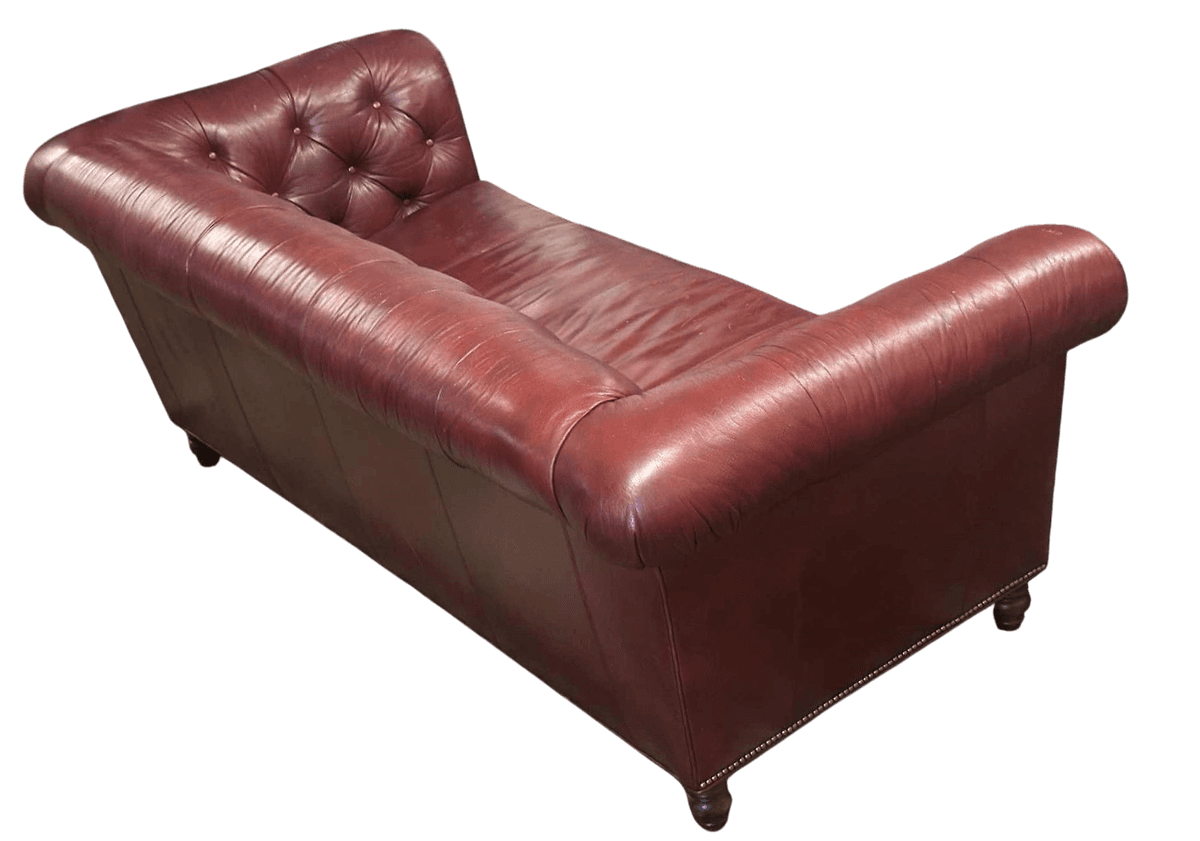 Leather Chesterfield 'Westchester' 89" Sofa Made in North Carolina by Lexington Furniture in 2020 - Thumbnail 6
