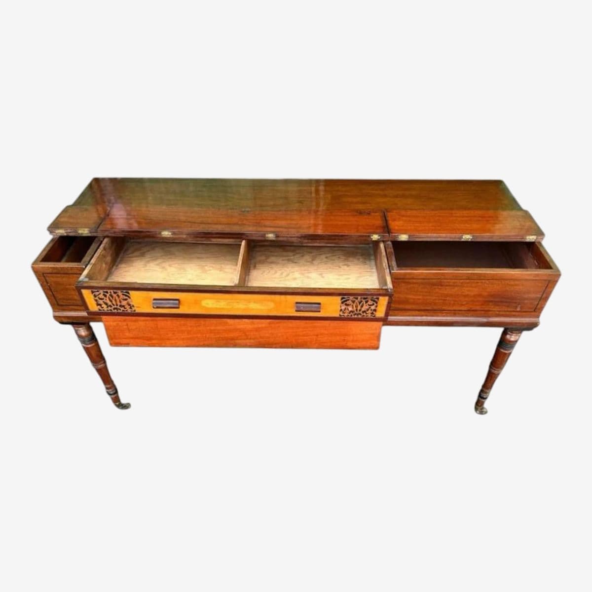 John Broadwood & Son Square Piano Made in London, Signed and Dated in 1808 - Converted Into Console Table or Dressing Table - Image 1