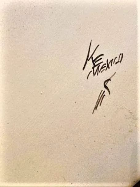 Mid 20th Century Vintage Ken Edwards Tonalá Stoneware Rectangular Serving Plate - Thumbnail 8