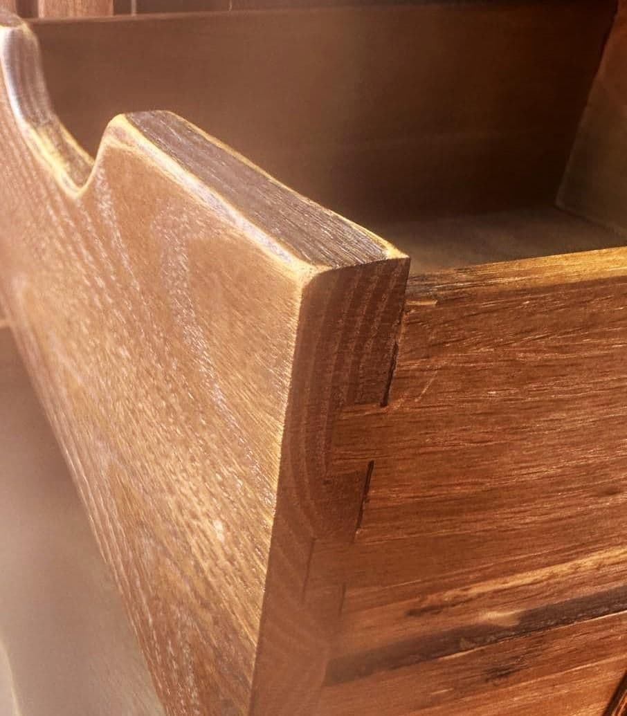 Spanish Style Carved Oak Sideboard Hutch by Jamestown Lounge Company - Vintage Mid 20th Century - Thumbnail 12