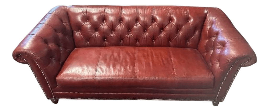 Leather Chesterfield 'Westchester' 89" Sofa Made in North Carolina by Lexington Furniture in 2020 - Thumbnail 2