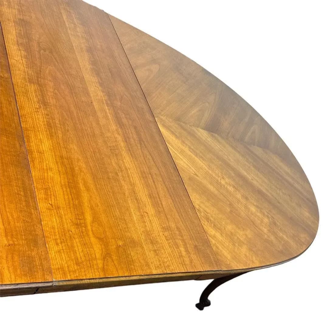 Kindel Grand Rapids Belvedere Louis XV Dining Table Extending to 98" - Made in 1960s - Thumbnail 5
