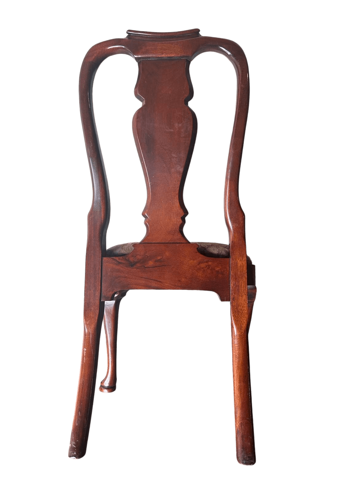 Set of 8 Hickory Chair Furniture Company Flame Mahogany Queen Anne Dining Chairs - Vintage Late 20th Century - Thumbnail 7