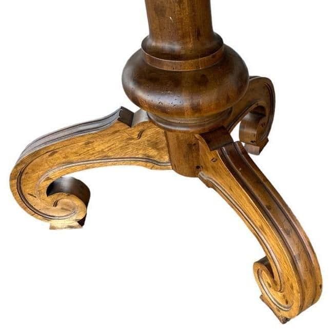 Drexel 'Velero' Spanish Style Pecan Wood 104" Refectory Table From the 1960s - Thumbnail 8