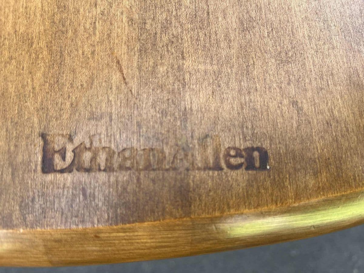 Ethan Allen Vintage American Traditional Nutmeg Birch and Maple Windsor Dining Chairs - Set of 6 - Mid 20th Century - Thumbnail 7