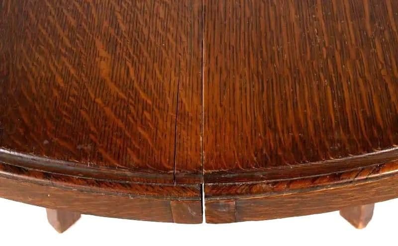 Signed Charles Limbert Antique Mission Oak Dining Table #2429 - Early 20th Century - Thumbnail 6
