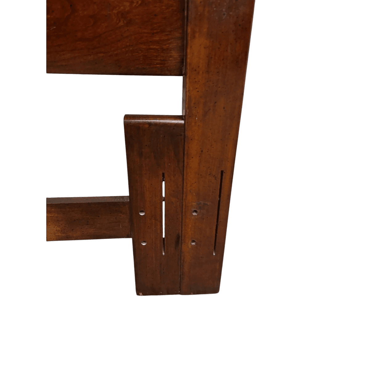 Thomasville Cherry Wood Chippendale Style Queen Size Bed - Vintage Late 20th Century - Thumbnail 7