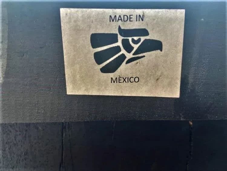 Late 20th Century Large 80" Wide Mexican Wooden Display Cabinet - Thumbnail 8