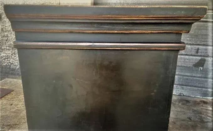 Late 20th Century Large 80" Wide Mexican Wooden Display Cabinet - Thumbnail 7