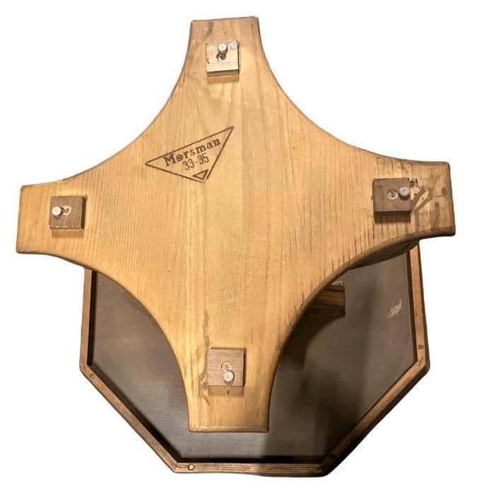 Spanish Revival Octagonal Coffee Table in Oak and Fruitwood by Mersman - Mid 20th Century - Thumbnail 6