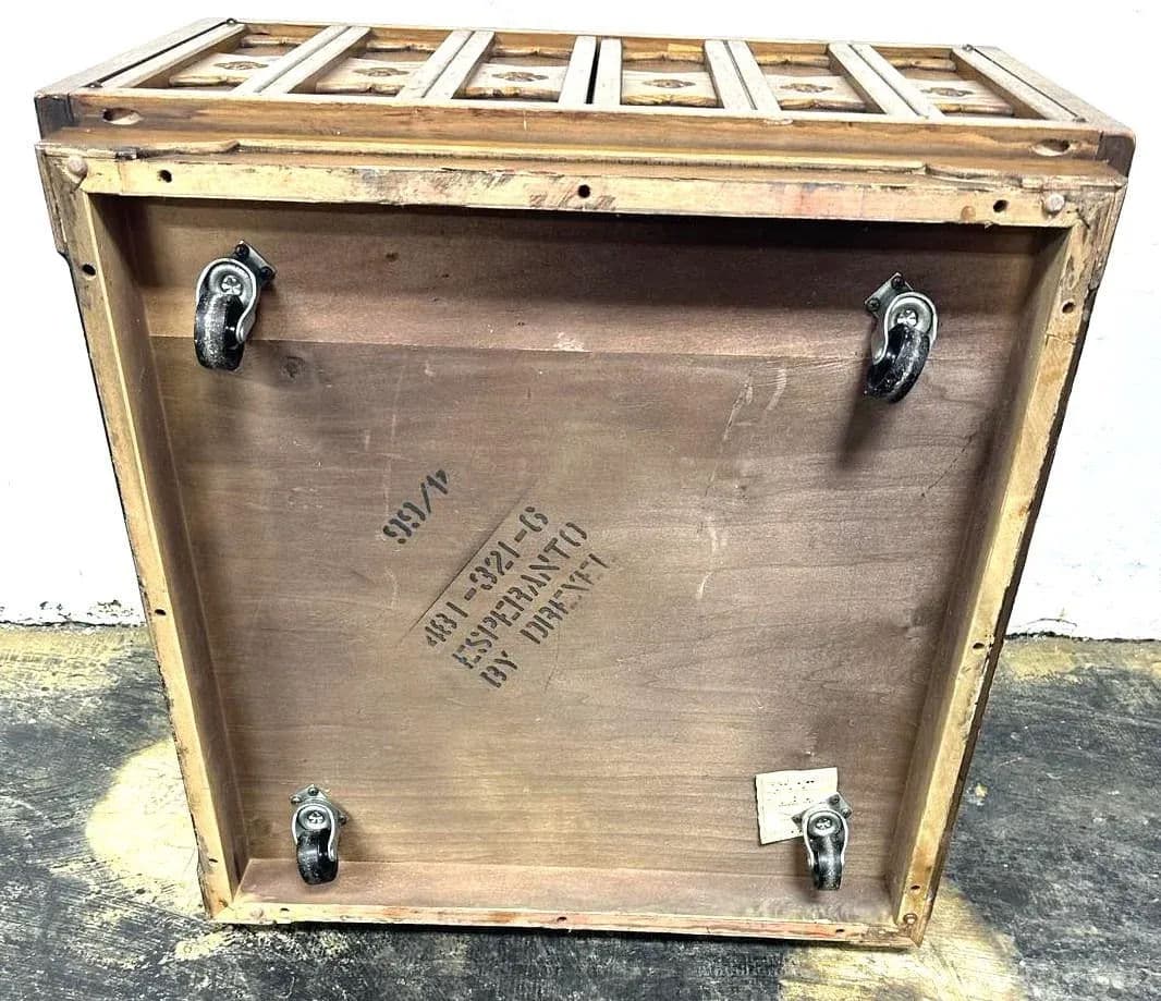 Jim Peed Drexel Esperanto Square Side Table With Slate Top - Made in 1966 - Thumbnail 5