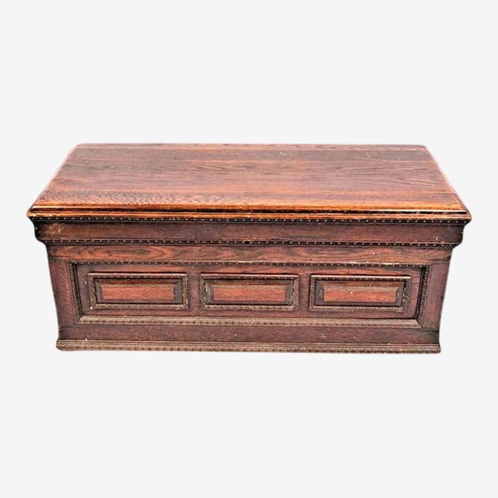 18th Century Antique Georgian Oak Coffer - Image 1
