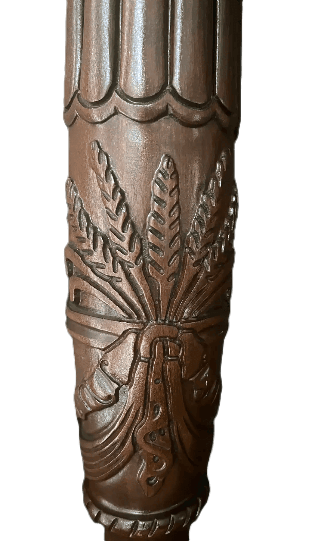 Drexel Heritage Four Poster Queen Size 'Carleton' Cherry Wood Rice Bed - Vintage Late 20th Century - Made in North Carolina - Thumbnail 5