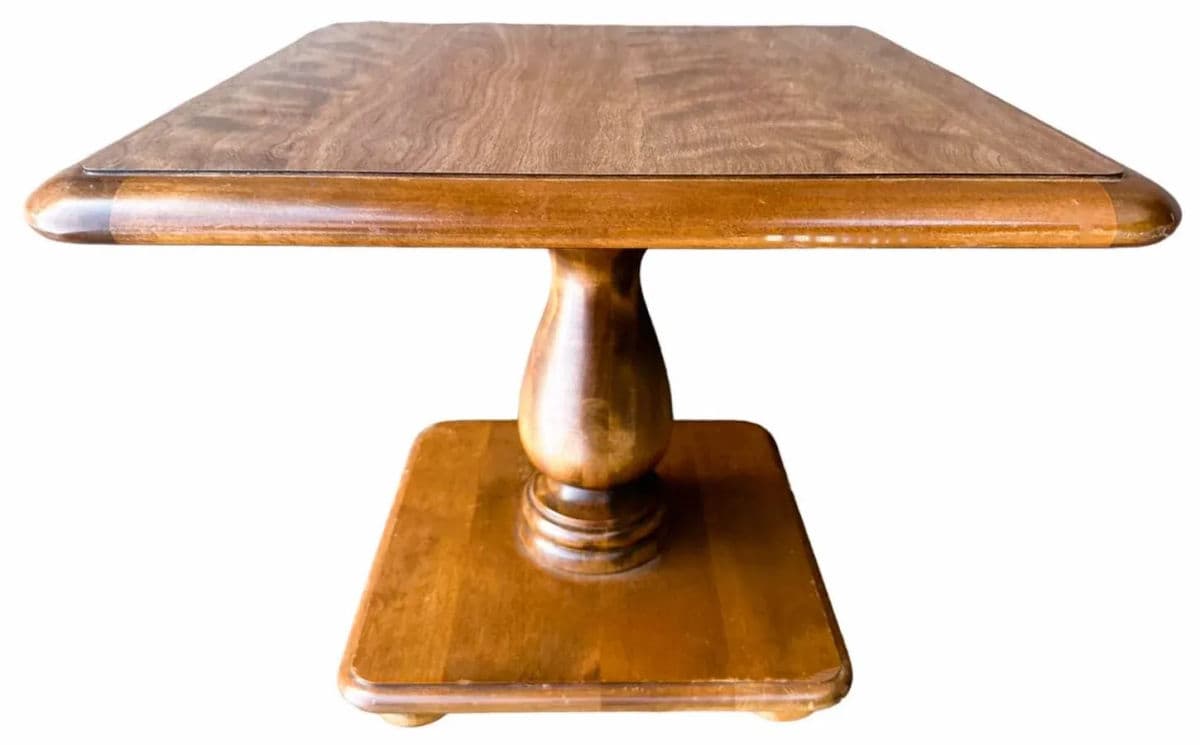 Ethan Allen Vintage Hard Rock Maple Side Table - Thumbnail 3