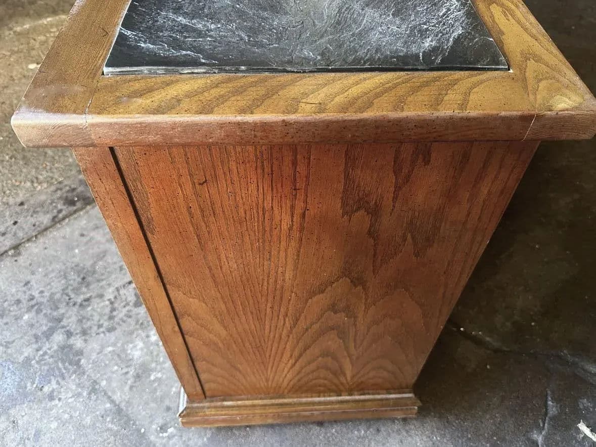 Stanley Furniture ‘Hacienda’ Collection Dark Oak Dry Bar or Server Made in 1970 - Thumbnail 7