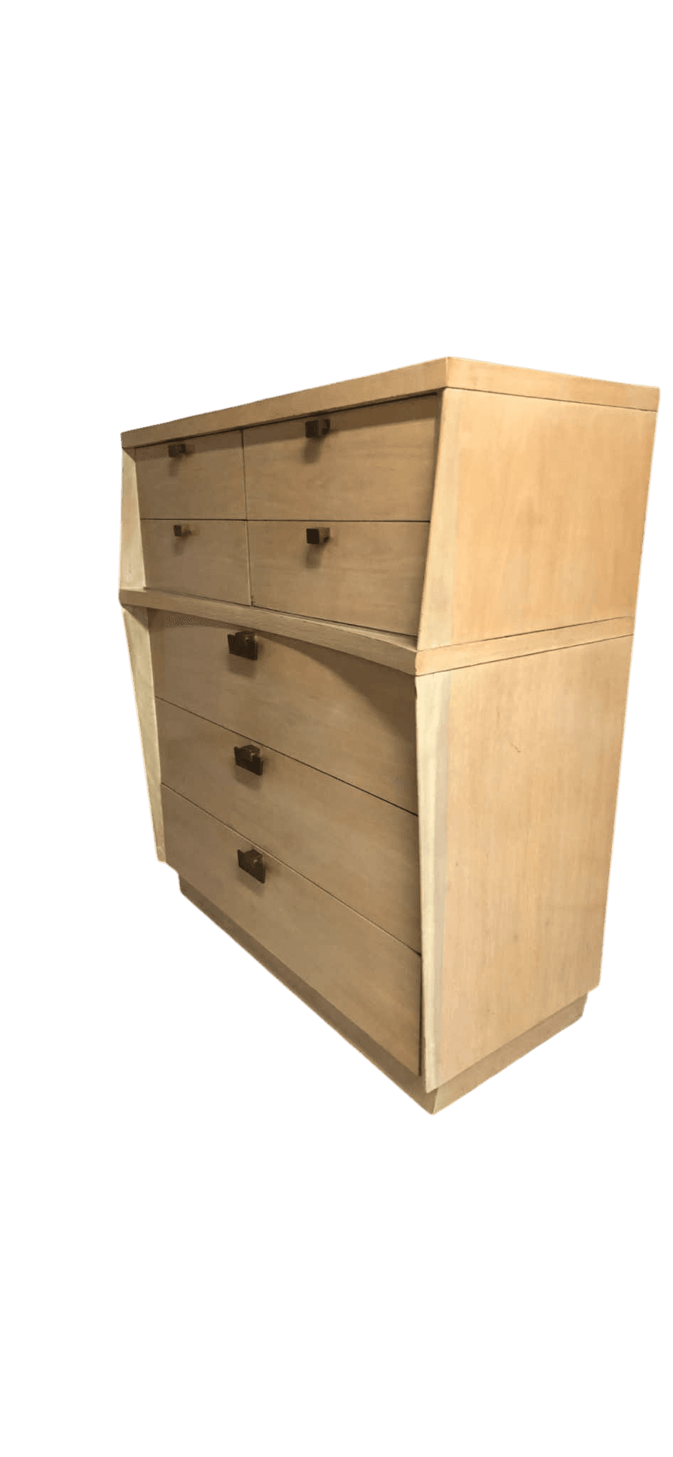 Mid 20th Century Bleached Mahogany American of Martinsville Mid Century Modern Chest of Drawers - Thumbnail 5