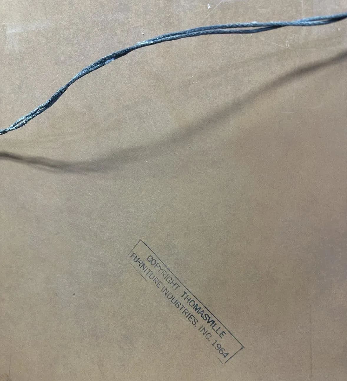 Thomasville Spanish Revival Pecan Wood and Burlwood Large Mirror Made in 1964 - Thumbnail 5