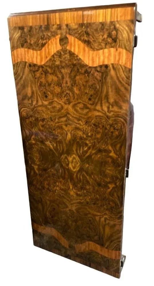 Monumental 19th Century Antique French Empire Dining Table in Burlwood, Satinwood and Mahogany - Thumbnail 9