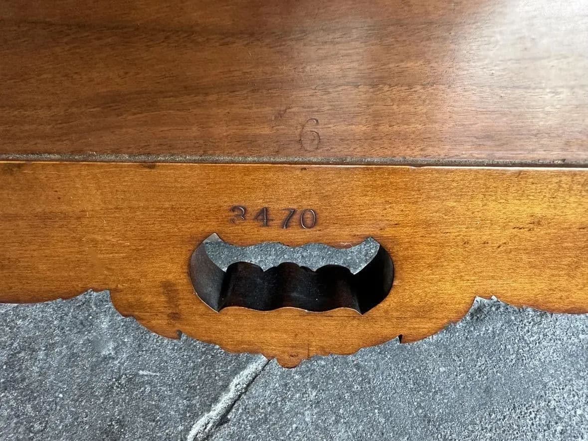 Antique Rococo Heavily Carved Burlwood and Walnut Bed Attributed to Kindel Grand Rapids - Twin Size - Circa 1910 - Thumbnail 8