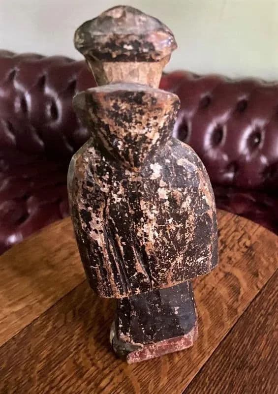 18th Century Antique Spanish Colonial Santo Image of Saint Dominic From Mexico - Thumbnail 7