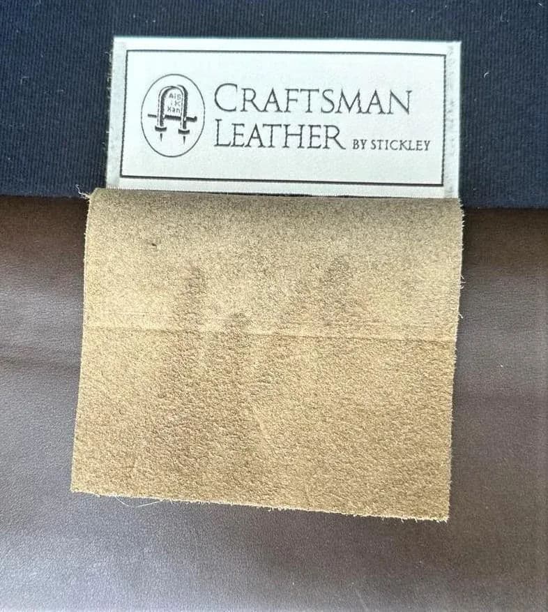 Early 21st Century Stickley Leather Wing Chair and Ottoman Set - Thumbnail 4