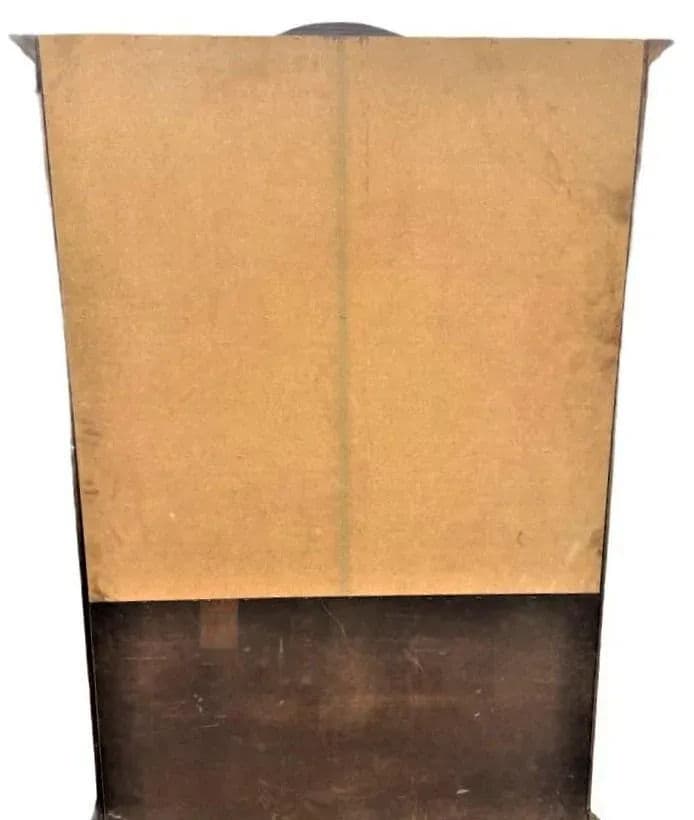 Vintage 1960s Keller Furniture Spanish Revival Solid Oak China Cabinet - Thumbnail 7