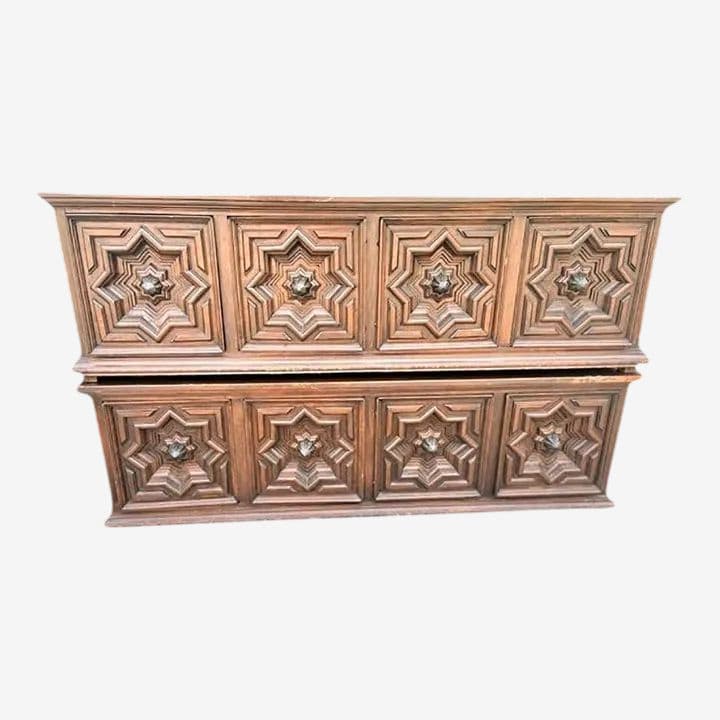 Spanish Colonial Style Artes De México Storage Coffers -- for Use as Benches or Cocktail Tables - a Pair - Vintage 1960s - Image 1