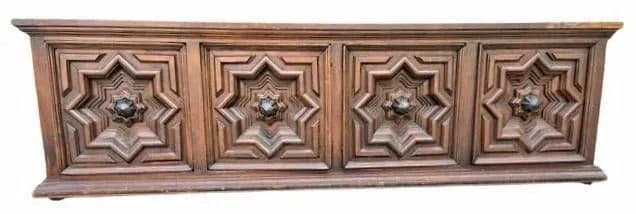 Spanish Colonial Style Artes De México Storage Coffers -- for Use as Benches or Cocktail Tables - a Pair - Vintage 1960s - Thumbnail 5