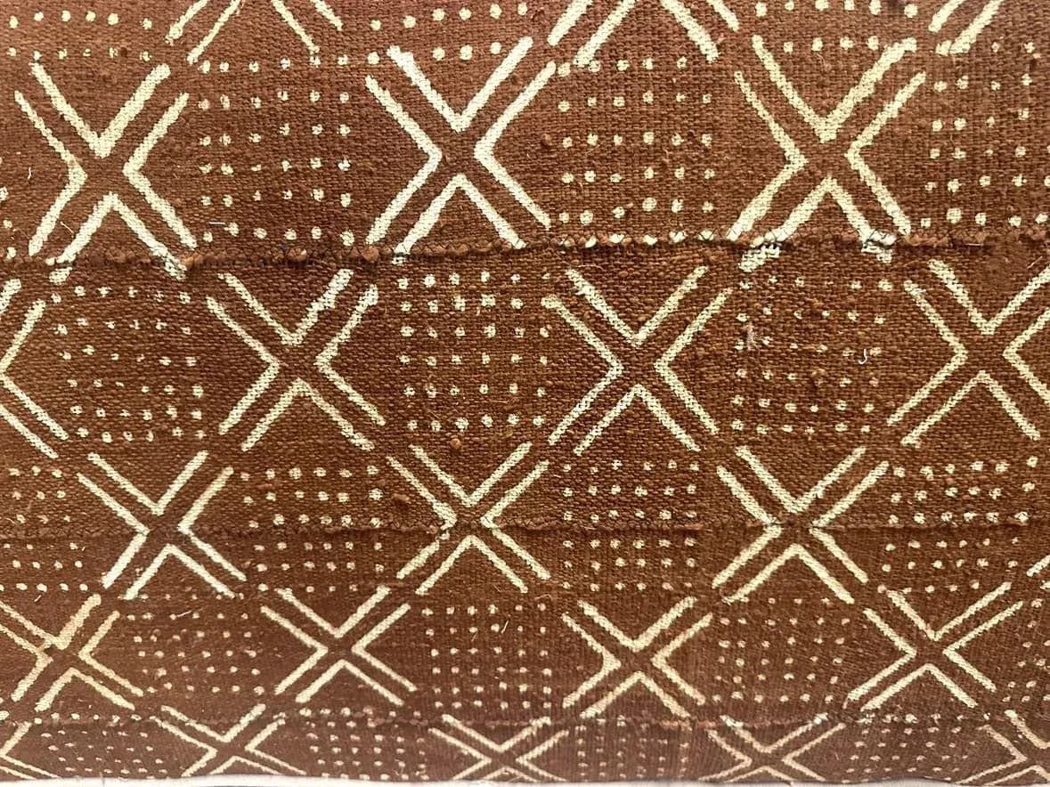 Romweber Viking Oak Sofa With Two Chairs - Upholstered With Artisanal African Textile and Leather - Vintage Mid 20th Century - Thumbnail 8