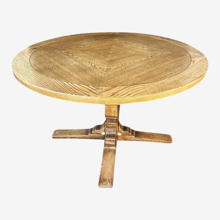 Romweber Viking Oak Table - Vintage Mid 20th Century - Image 1