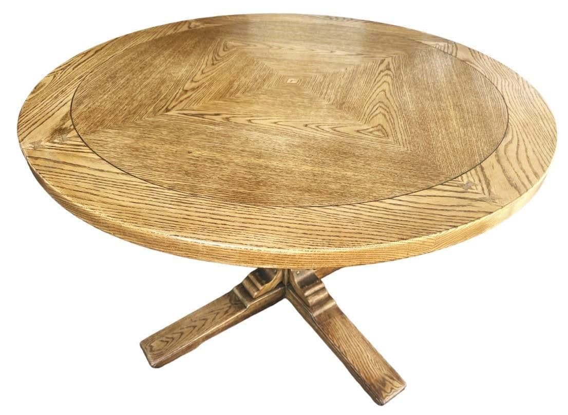 Romweber Viking Oak Table - Vintage Mid 20th Century - Thumbnail 3