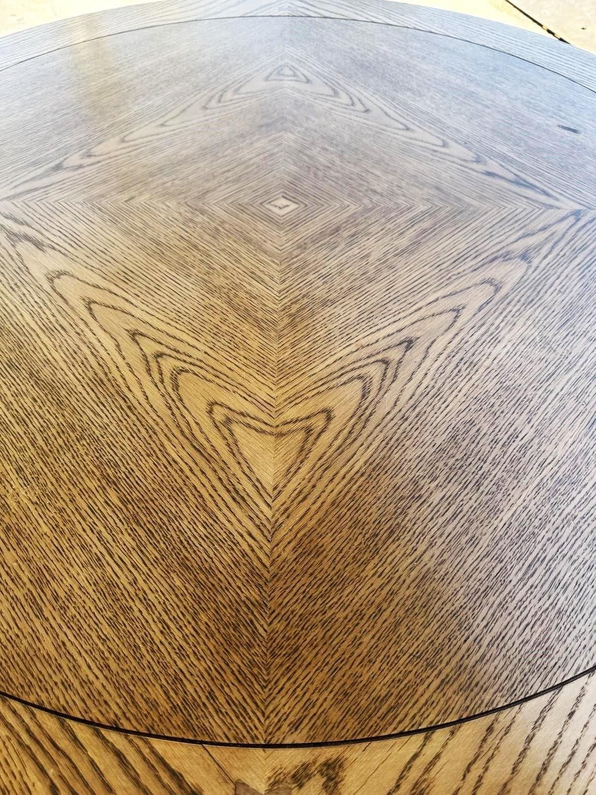 Romweber Viking Oak Table - Vintage Mid 20th Century - Thumbnail 4